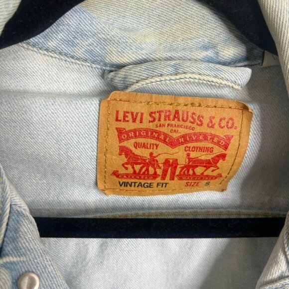 Levi's Light Blue Jean Jacket vintage fit size small - Picture 5 of 7